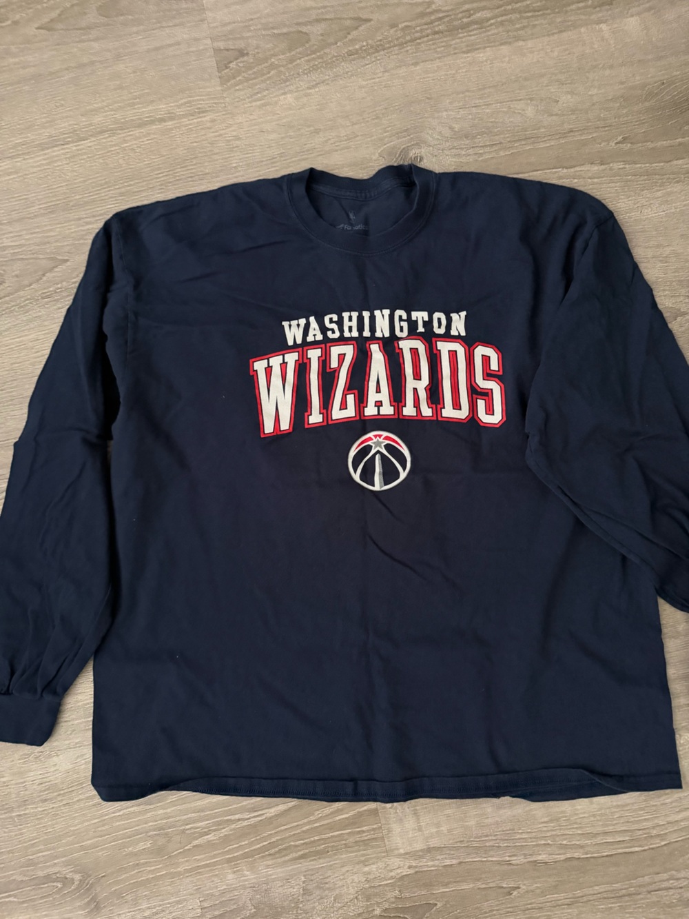 Washington Wizards Fanatics Men’s 2XL Long Sleeve Shirt